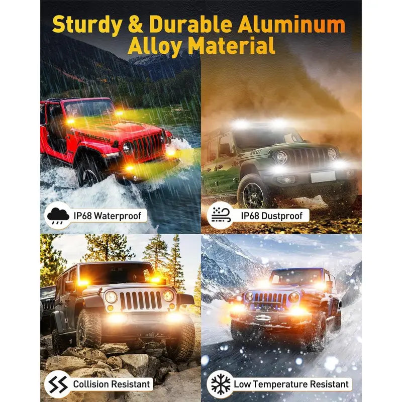 LED Spotlight Dual-Color Hi/Low Beam FogLamps