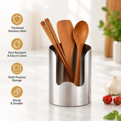 Thickened Stainless Steel Utensil Holder