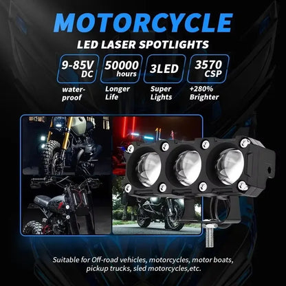 LED Spotlight Dual-Color Hi/Low Beam FogLamps